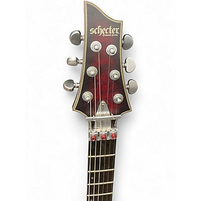 Used Schecter Guitar Research C1 Standard Red Solid Body Electric Guitar
