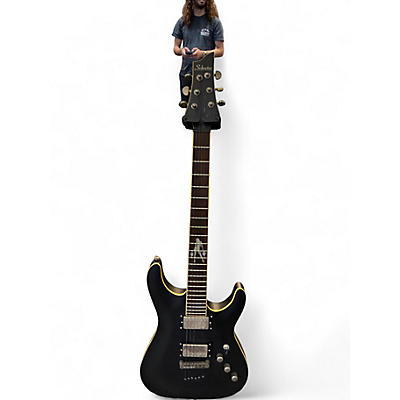 Used Schecter Guitar Research C1 XXX Black Solid Body Electric Guitar