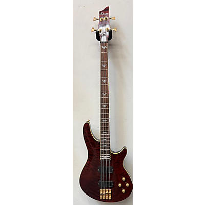 Schecter Guitar Research Used Schecter Guitar Research C4 4 String Amber Electric Bass Guitar