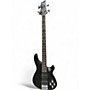 Used Schecter Guitar Research C4 4 String Black Electric Bass Guitar Black