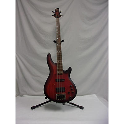 Schecter Guitar Research Used Schecter Guitar Research C4 4 String Custom Crimson Red Trans Electric Bass Guitar