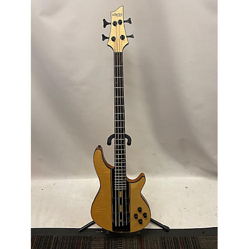 Schecter Guitar Research Used Schecter Guitar Research C4 4 String Natural Electric Bass Guitar Natural