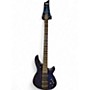 Used Schecter Guitar Research C4 4 String SILVER MOUNTAIN COBALT BLUE Electric Bass Guitar COBALT BLUE
