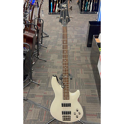 Schecter Guitar Research Used Schecter Guitar Research C4 4 String Vintage White Electric Bass Guitar