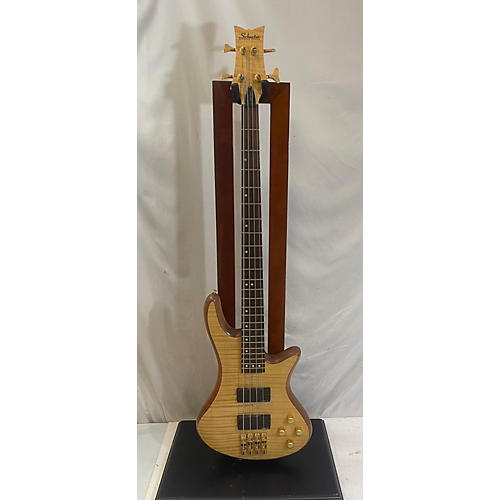 Schecter Guitar Research Used Schecter Guitar Research C4 Custom Natural Electric Bass Guitar Natural