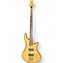Used Schecter Guitar Research C4 Custom Stilleto satin natural Electric Bass Guitar satin natural