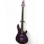 Used Schecter Guitar Research C4 DIAMOND SERIES Trans Purple Electric Bass Guitar Trans Purple