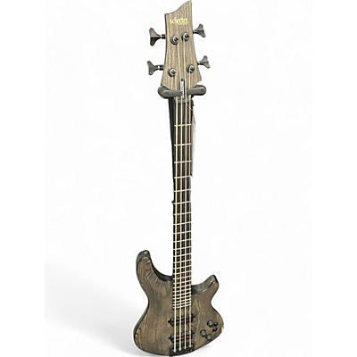 Schecter Guitar Research Used Schecter Guitar Research C4 EX Apocalypse Trans Charcoal Electric Bass Guitar