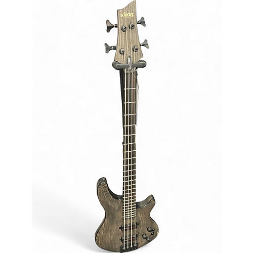 Schecter Guitar Research Used Schecter Guitar Research C4 EX Apocalypse Trans Charcoal Electric Bass Guitar Trans Charcoal