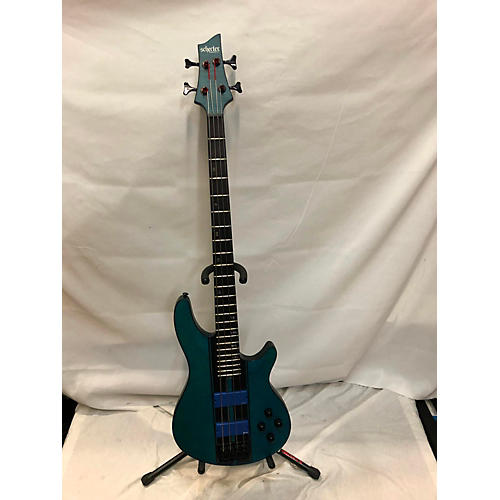 Schecter Guitar Research Used Schecter Guitar Research C4 GT Blue SATIN Electric Bass Guitar Blue SATIN