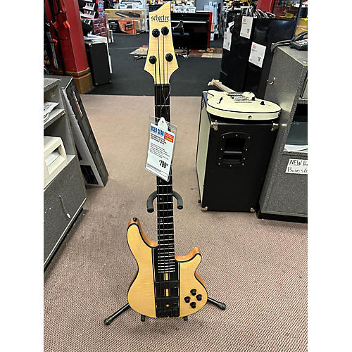 Schecter Guitar Research Used Schecter Guitar Research C4 GT Natural Electric Bass Guitar Natural