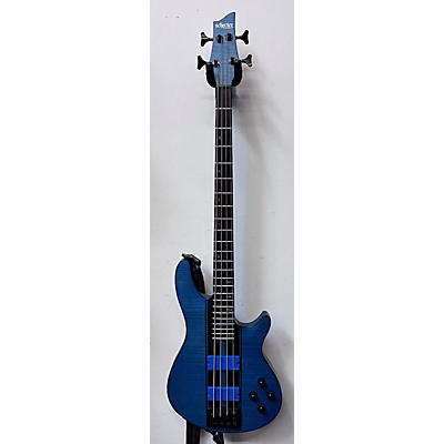 Schecter Guitar Research Used Schecter Guitar Research C4 GT Trans Blue Electric Bass Guitar