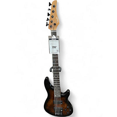 Used Schecter Guitar Research C4 STANDARD TOBACCO BURL Electric Bass Guitar