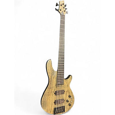 Used Schecter Guitar Research C5 Apocalypse Bass Trans Gray Electric Bass Guitar