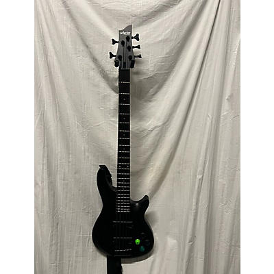 Schecter Guitar Research Used Schecter Guitar Research C5 Deluxe Matte Black Electric Bass Guitar