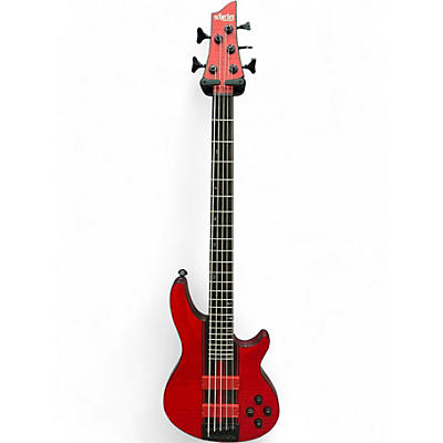 Used Schecter Guitar Research C5 GT RED Electric Bass Guitar