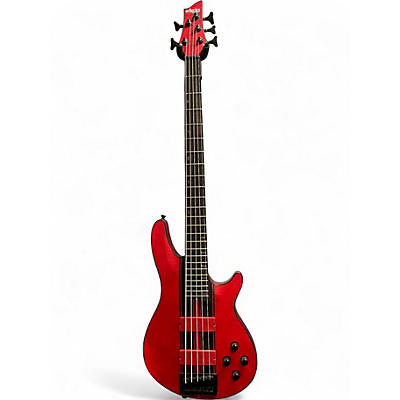 Used Schecter Guitar Research C5 GT Red Electric Bass Guitar