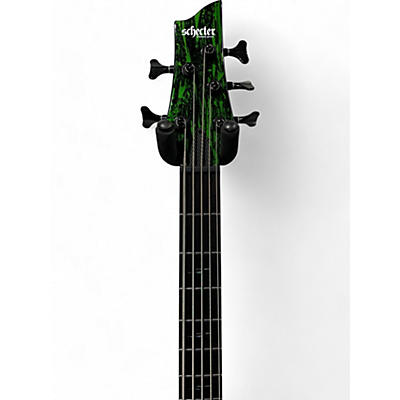 Schecter Guitar Research Used Schecter Guitar Research C5 Silver Mountain Electric Bass Guitar