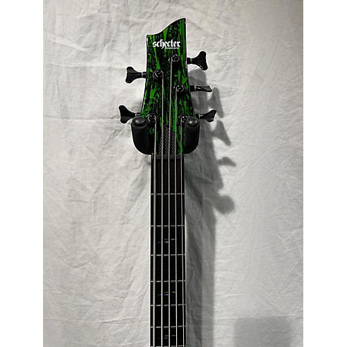 Schecter Guitar Research Used Schecter Guitar Research C5 Silver Mountain Electric Bass Guitar