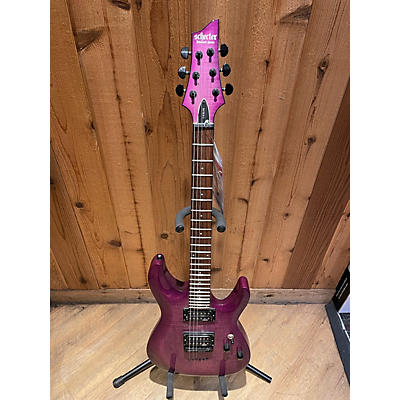 Schecter Guitar Research Used Schecter Guitar Research C6 - Elite Purple Solid Body Electric Guitar