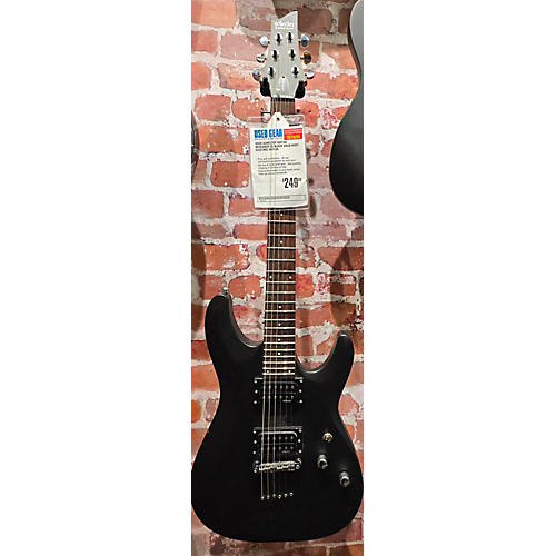 Schecter Guitar Research Used Schecter Guitar Research C6 Black Solid Body Electric Guitar Black