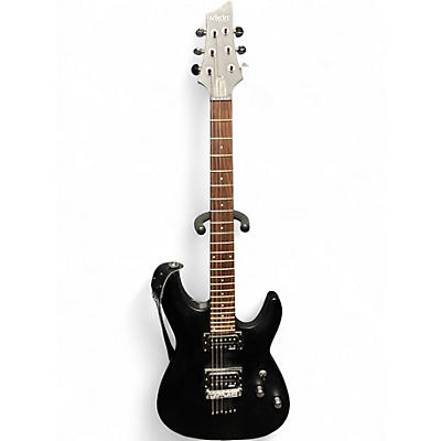 Used Schecter Guitar Research C6 Black Solid Body Electric Guitar