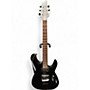 Used Schecter Guitar Research C6 Black Solid Body Electric Guitar Black