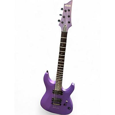 Used Schecter Guitar Research C6 DELUXE Purple Solid Body Electric Guitar