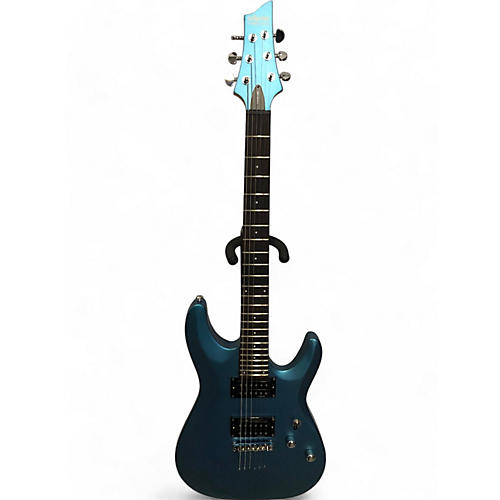 Schecter Guitar Research Used Schecter Guitar Research C6 DELUXE SATIN BLUE Solid Body Electric Guitar SATIN BLUE