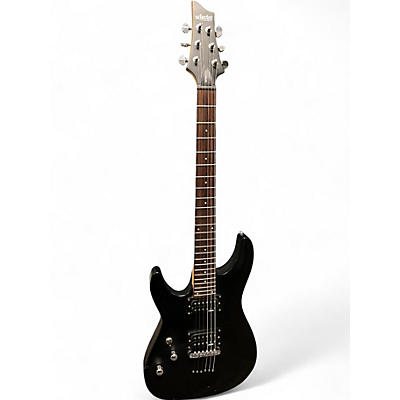 Used Schecter Guitar Research C6 Deluxe Black Solid Body Electric Guitar