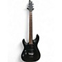 Used Schecter Guitar Research C6 Deluxe  Satin Black Solid Body Electric Guitar Satin Black