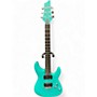 Used Schecter Guitar Research C6 Deluxe Turquoise Solid Body Electric Guitar Turquoise