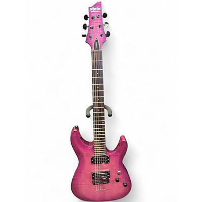 Used Schecter Guitar Research C6 ELITE MAGENTA Solid Body Electric Guitar