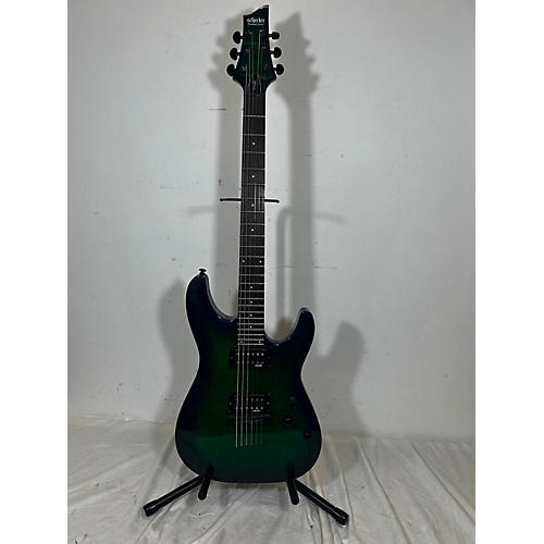 Schecter Guitar Research Used Schecter Guitar Research C6 ELITE Trans Green Solid Body Electric Guitar Trans Green