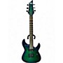 Used Schecter Guitar Research C6 ELITE Trans Green Solid Body Electric Guitar Trans Green