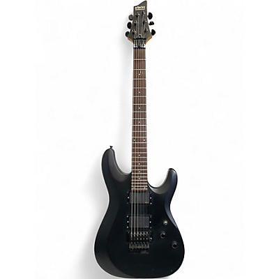 Used Schecter Guitar Research C6 FR DELUXE Black Solid Body Electric Guitar