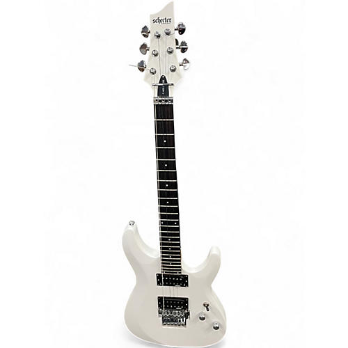Used Schecter Guitar Research C6 FR DELUXE White Solid Body Electric Guitar White