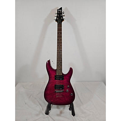 Schecter Guitar Research Used Schecter Guitar Research C6 Plus Trans Pink Solid Body Electric Guitar