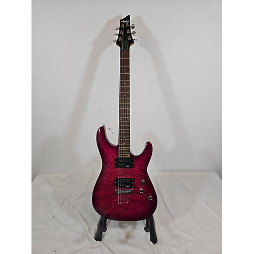 Schecter Guitar Research Used Schecter Guitar Research C6 Plus Trans Pink Solid Body Electric Guitar Trans Pink