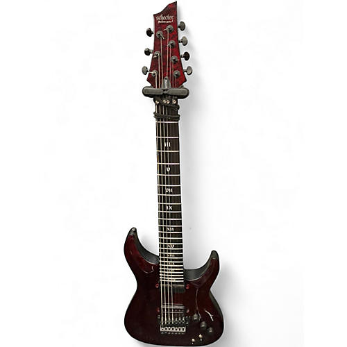 Used Schecter Guitar Research C7 APOCALYPSE FSR1 RED REIGN Solid Body Electric Guitar RED REIGN