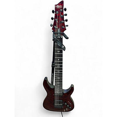 Used Schecter Guitar Research C7 Apocalypse FR-S Red Reign Solid Body Electric Guitar
