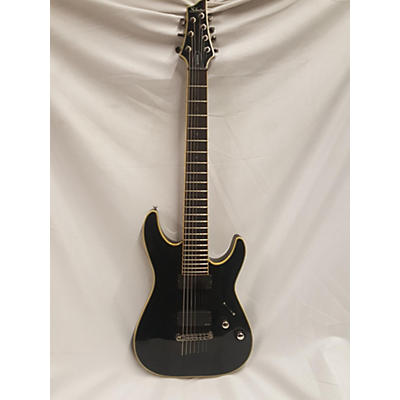 Schecter Guitar Research Used Schecter Guitar Research C7 Blackjack ATX Black Solid Body Electric Guitar