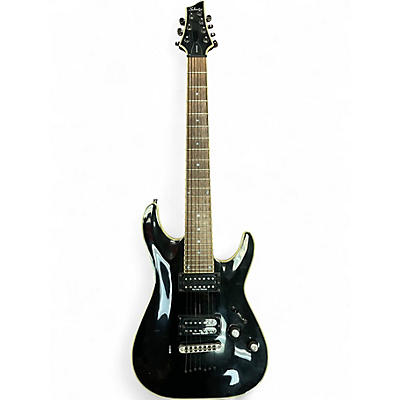 Used Schecter Guitar Research C7 Blackjack BLACK Solid Body Electric Guitar