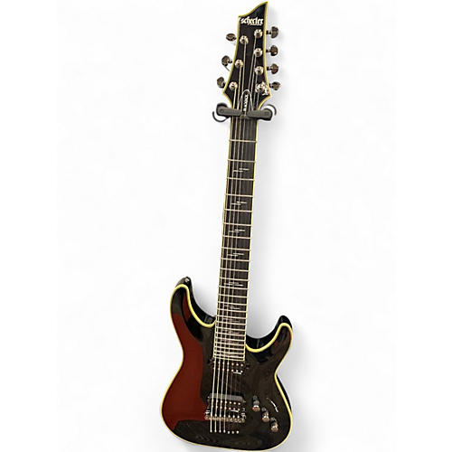 Used Schecter Guitar Research C7 Blackjack Black Solid Body Electric Guitar Black
