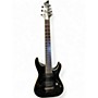 Used Schecter Guitar Research C7 Blackjack Black Solid Body Electric Guitar Black