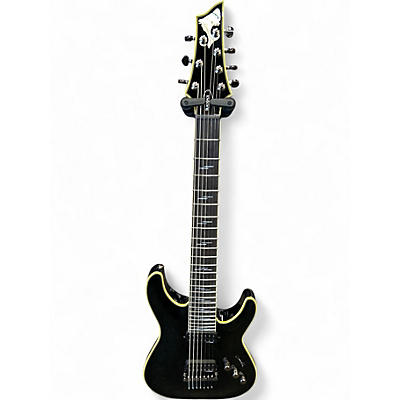 Used Schecter Guitar Research C7 Blackjack Black Solid Body Electric Guitar