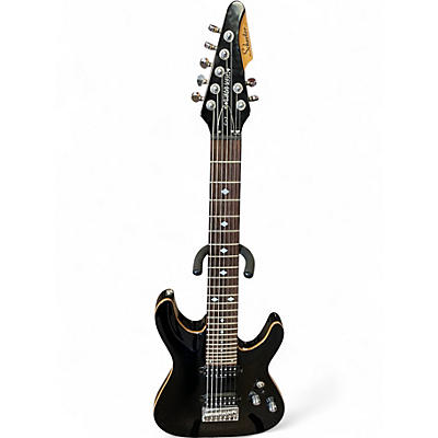 Used Schecter Guitar Research C7 Blackjack Black Solid Body Electric Guitar