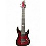 Used Schecter Guitar Research C7 Blackjack SLS Crimson Red Burst Solid Body Electric Guitar Crimson Red Burst