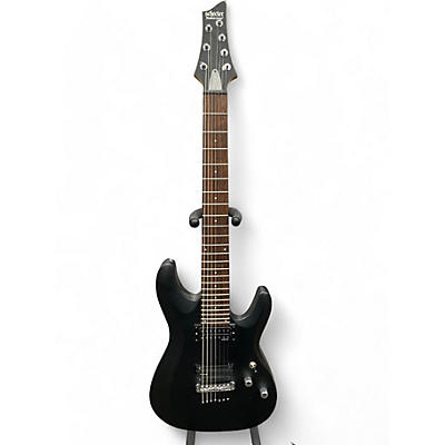 Schecter Guitar Research Used Schecter Guitar Research C7 Deluxe Black Solid Body Electric Guitar