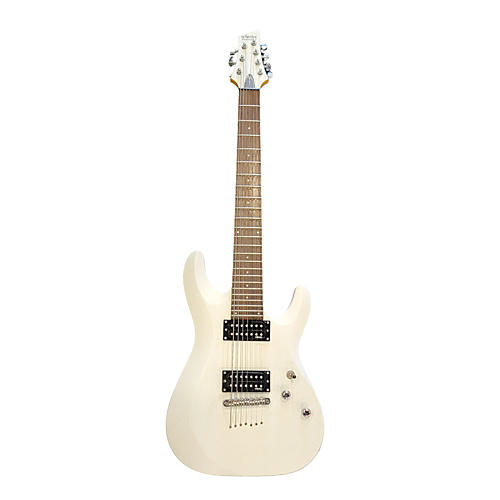 Schecter Guitar Research Used Schecter Guitar Research C7 Deluxe White Solid Body Electric Guitar White